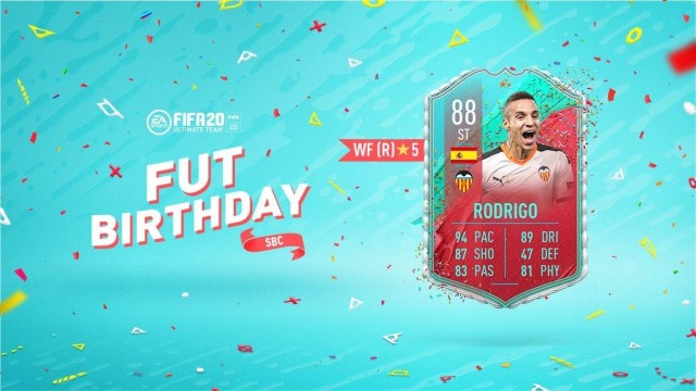 FIFA20 celebra su cumpleaños con Rodrigo Moreno