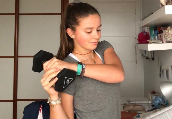 Ariana Geerlings, del RMCT 1919 y doble campeona de España infantil: 