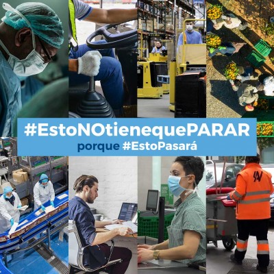 Valencia Basket unido al movimiento #EstoNOtienequePARAR porque #EstoPasará