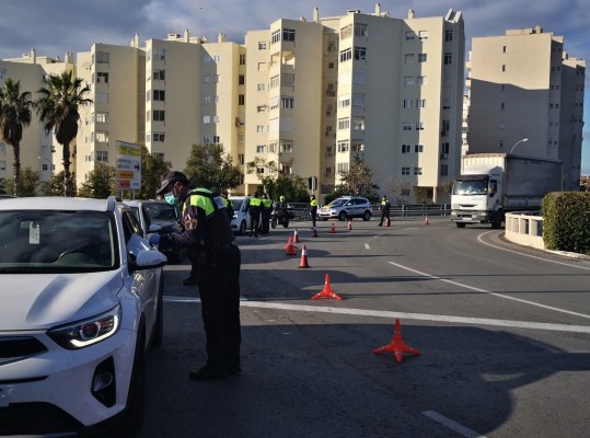 El confinamiento reduce un 93% los accidentes de tráfico en Alicante en marzo