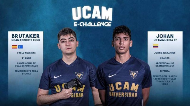 Brutaker, profesional de FIFA20, gana la final del torneo UCAM eChallenge a Johan, del UCAM CF