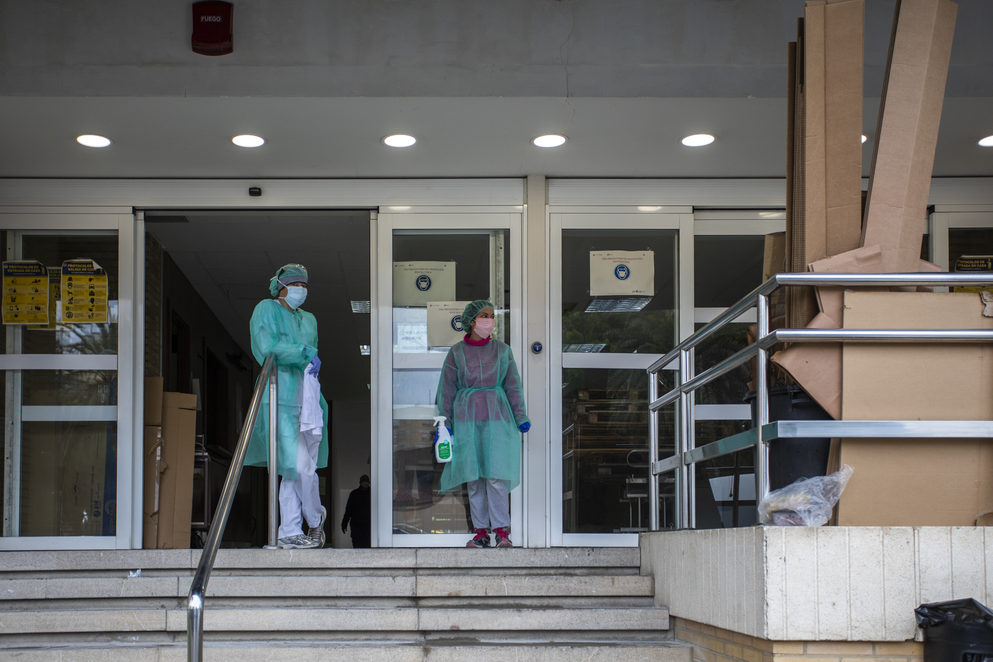 Adecuación en la antigua Fe. Foto: EVA MÁÑEZ - 