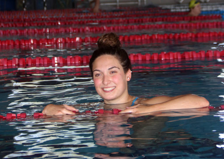 La castellonense Ariadna Edo, nadadora paralímpica. Foto: JAVIER MARTÍ - 