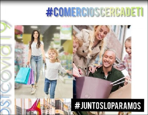 Los comerciantes de Lorca llenan las redes sociales de optimismo para recordar que el coronavirus pasará