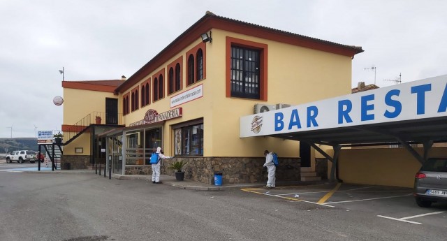 Barracas pide a Diputación que intervenga en la desinfección de aparcamientos de camiones