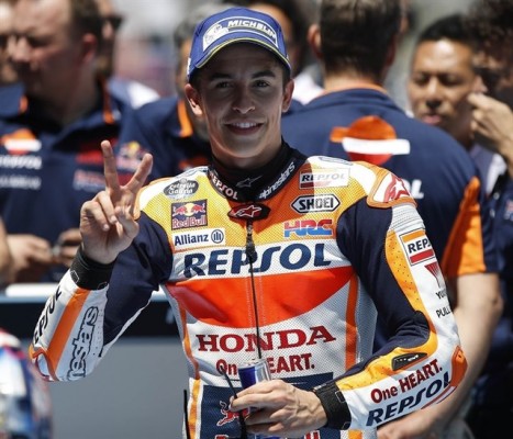 Marc Márquez partirá desde la pole en Sachsenring