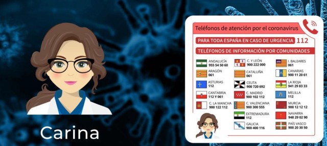 Carina, el asistente virtual que informa sobre el coronavirus, ya disponible en la web de El Campello