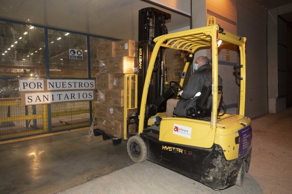 Salud inicia el reparto de 1,5 millones de mascarillas en los centros sanitarios de la Región 