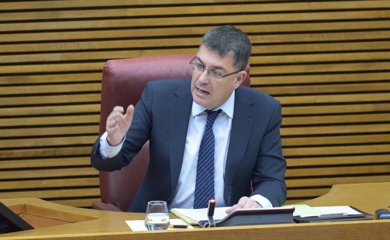 El president de Les Corts, Enric Morera. Foto: CORTS/INMA CABALLER - 