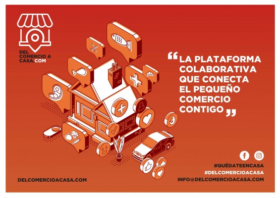 Nace una plataforma solidaria para conectar pequeño comercio y hogares gratis