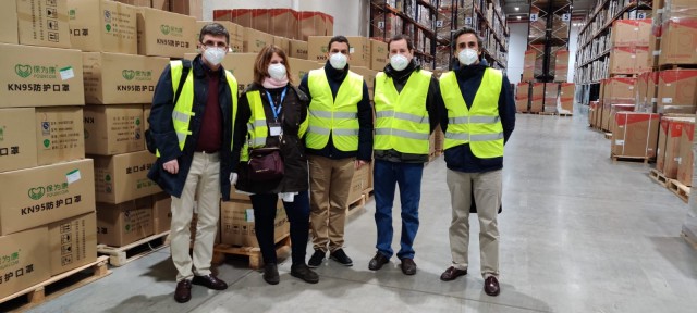 Grupo Raminatrans realiza las operaciones de logística y distribución del 1,2 millones de mascarillas para proteger a sectores clave