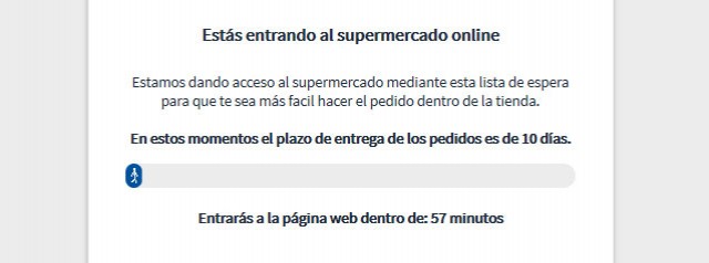 Las colas en el súper se han pasado al canal online