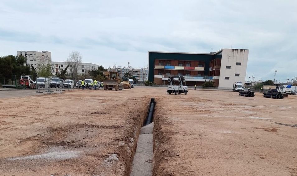 Finalizan los trabajos de saneamiento del hospital de campaña junto a la Fe