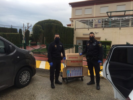 ELIS Villamartín dona equipamiento de protección al Ayuntamiento de San Miguel de Salinas
