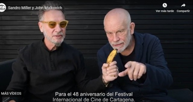 Crónica de las visitas de John Malkovich a la Región: ¿compró el actor una casa en Portmán o dónde?

