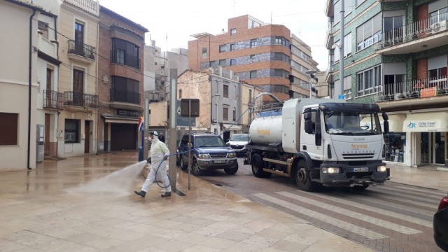 Agricultores locales colaborarán en los trabajos de desinfección de la vía pública en Vila-real