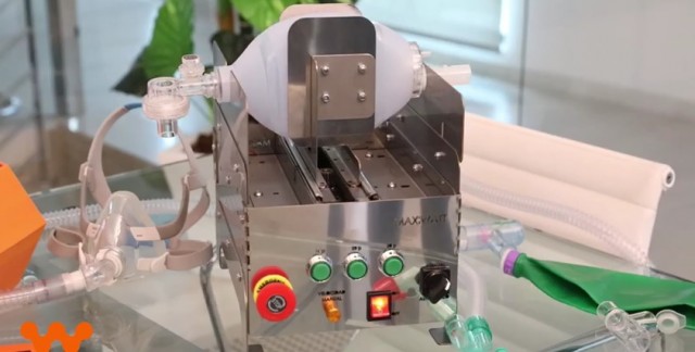 La ilicitana Maxiwatt lanza la primera máquina adaptable a cualquier respirador