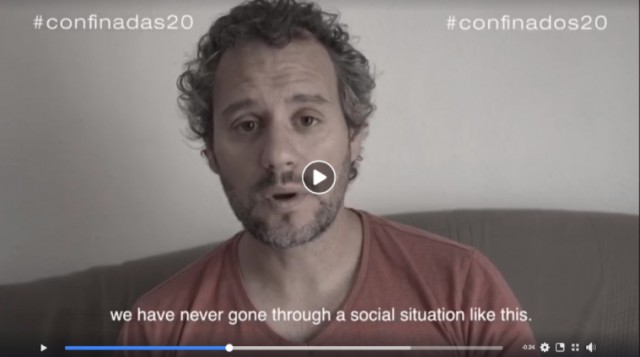 Confinado20, proyecto virtual para documentar la crisis