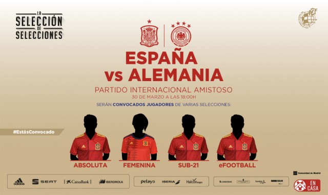 España y Alemania jugarán su amistoso al FIFA