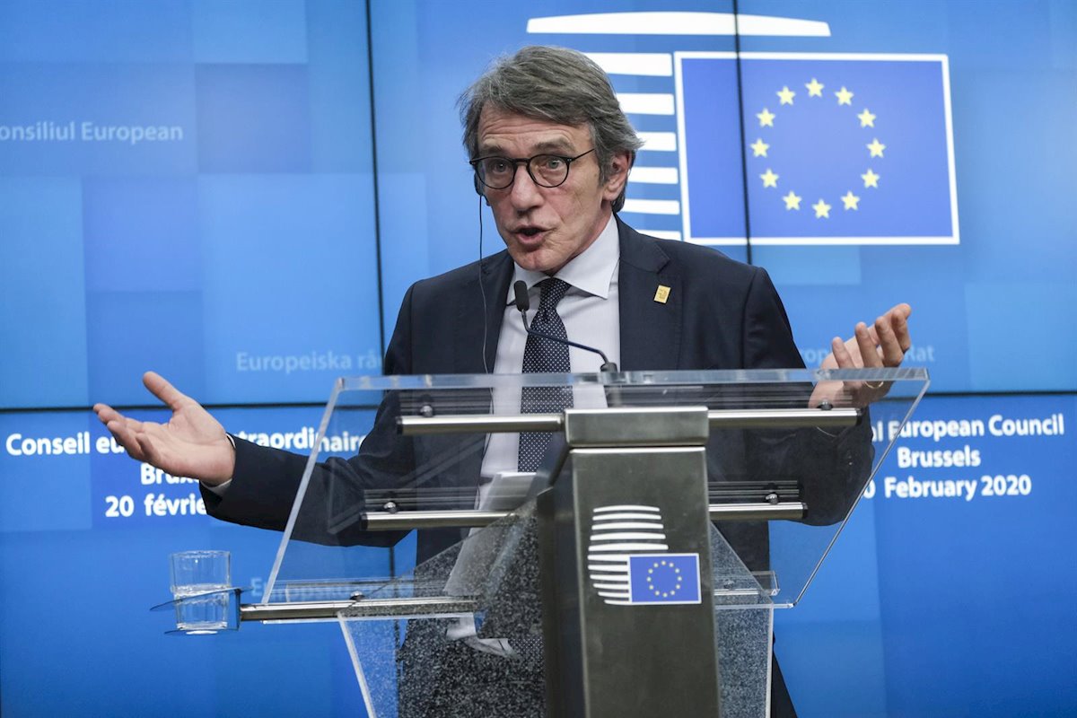 Sassoli urge una respuesta solidaria a la UE: 