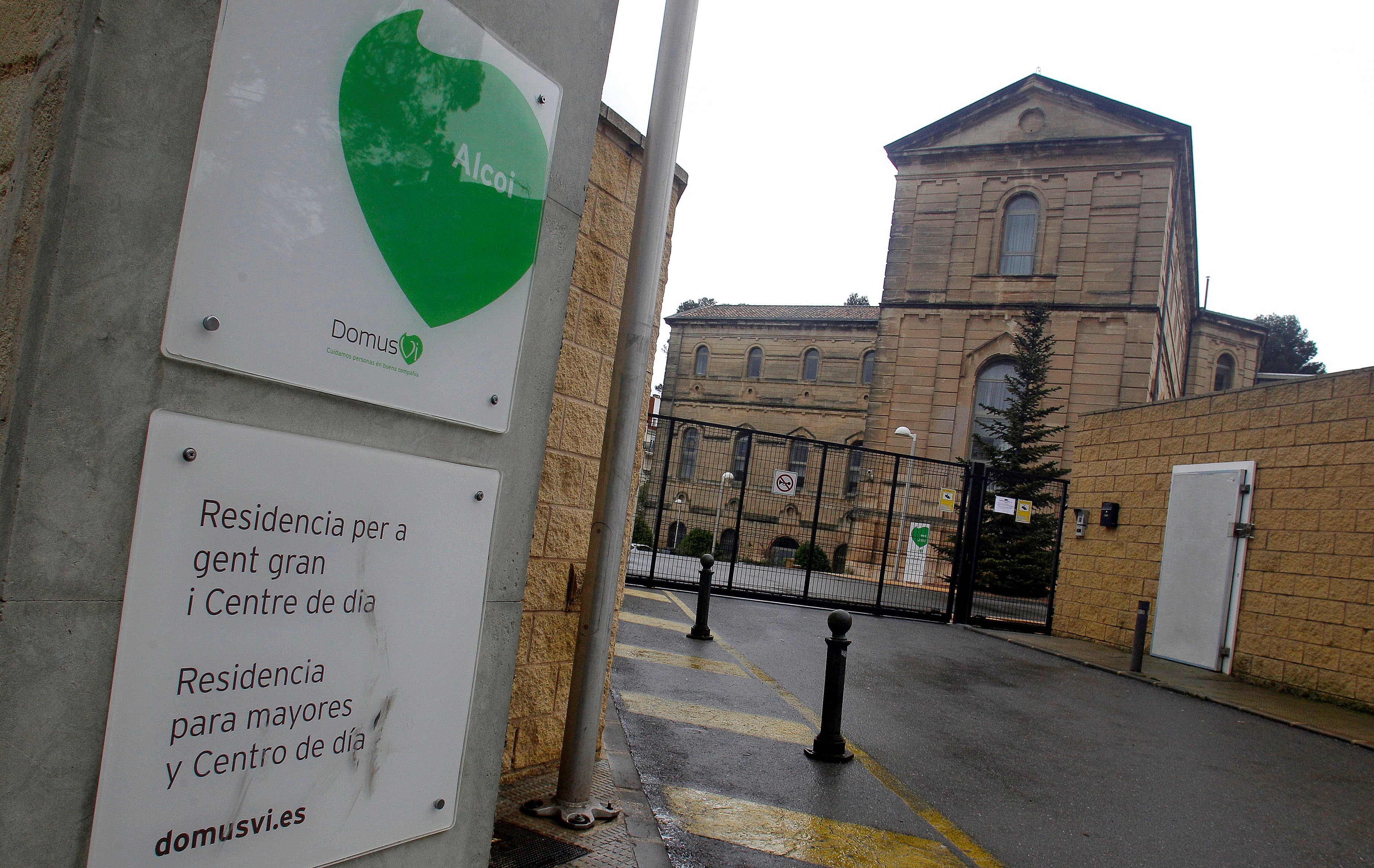 La residencia de mayores de Alcoy en la que se ha registrado un brote de coronavirus. Foto: EFE - 