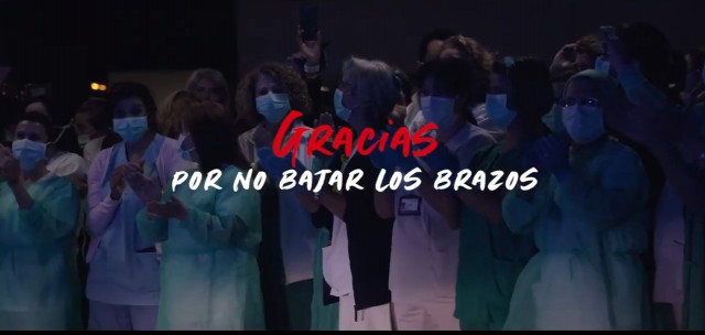 Sanidad lanza la campaña 'Gracias por no bajar los brazos' para reconocer a sanitarios