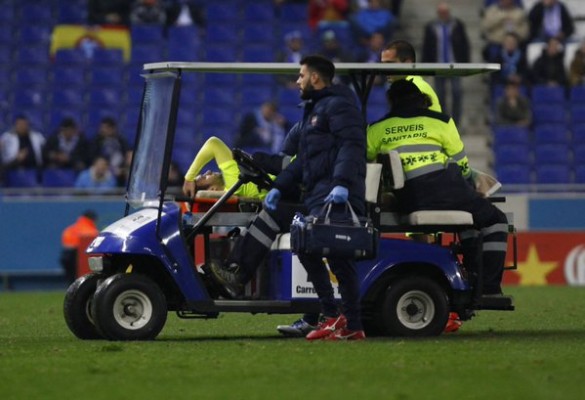 Casadesús sufre una rotura parcial en el ligamento lateral interno de la rodilla