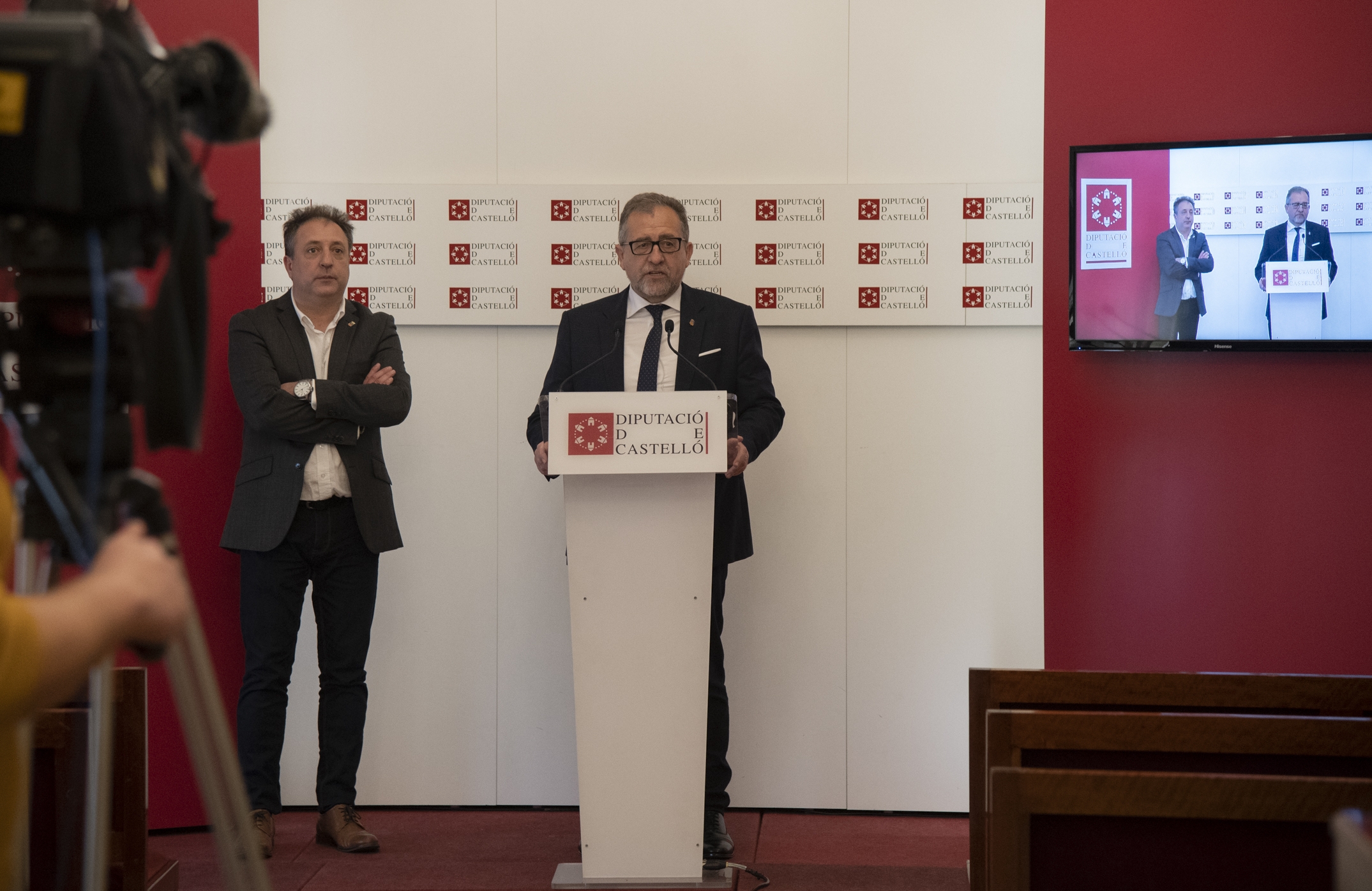 Nueve de cada diez trabajadores de la Diputación de Castellón trabajan ya desde casa