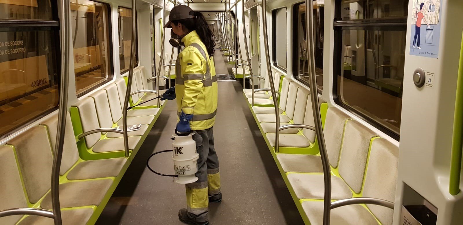 Metrovalencia registra una caída de viajeros del 97,68 % en el día de la Cremà
