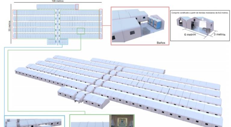 Los hospitales de campaña empezarán a instalarse en diez u once días en la Comunitat Valenciana