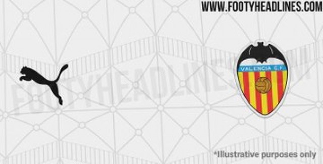 Footy Headlines: Primeros patrones de las equipaciones del Valencia 20-21
