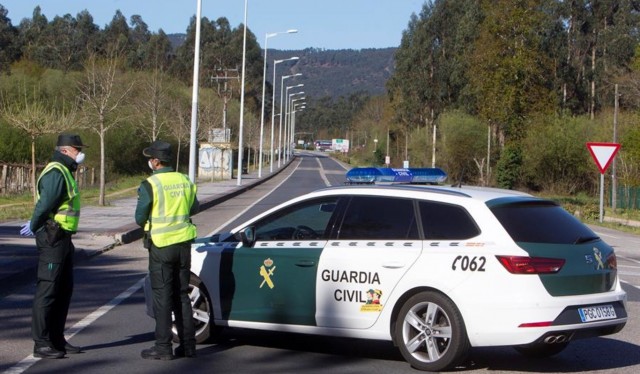 La Guardia Civil realizará 30.000 controles para evitar desplazamientos de fin de semana