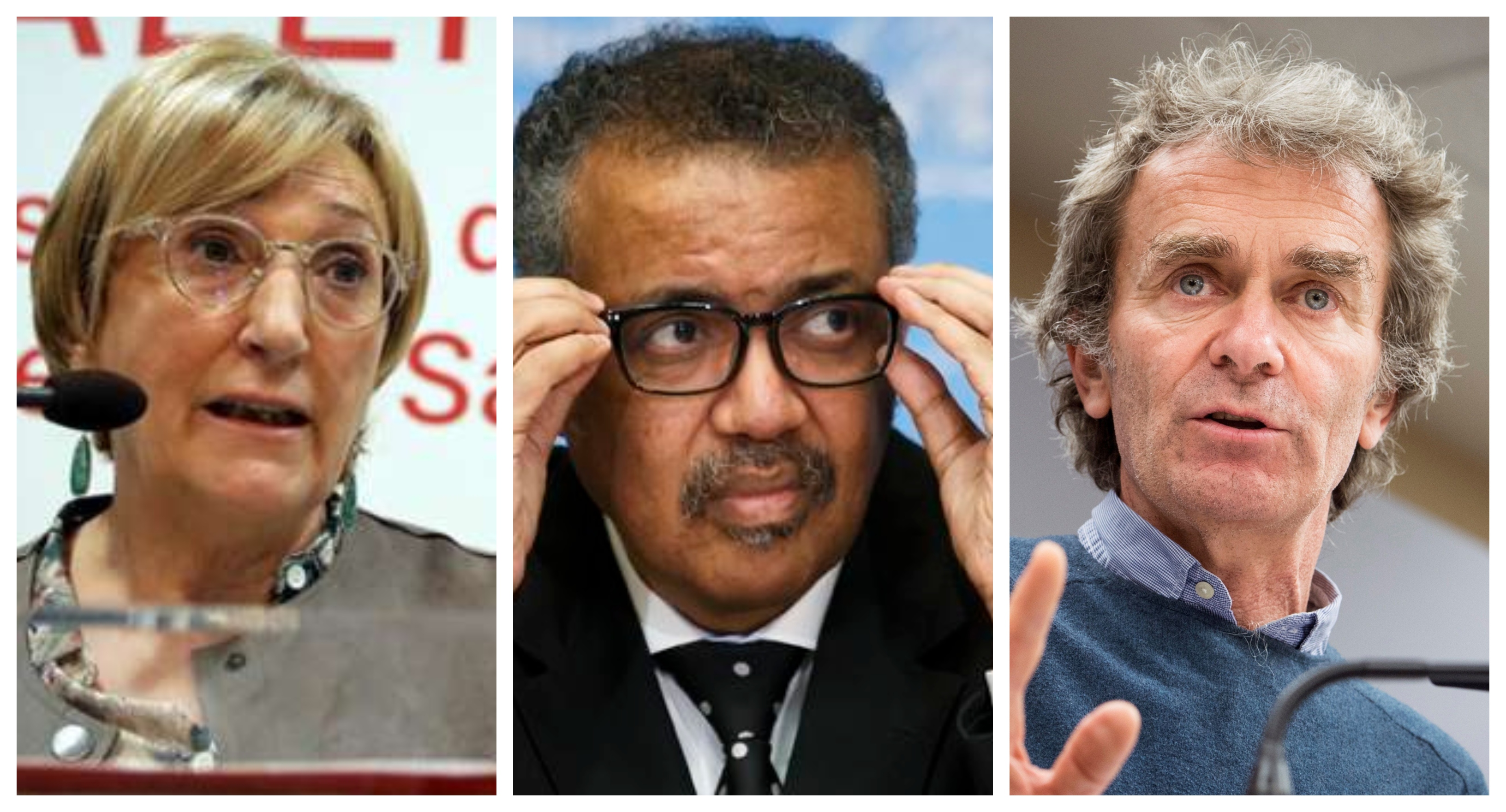 Barceló, Adhanom y Simón. Foto: VP - 