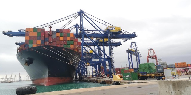 El tráfico de Valenciaport crece un 5,53% en febrero hasta las 6,36 millones de toneladas canalizadas