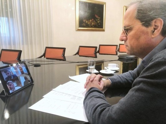 Torra también da positivo por coronavirus