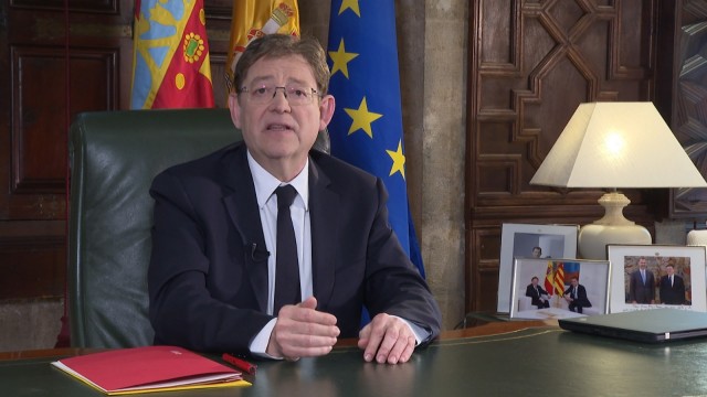 Puig pide a los valencianos disciplina social para superar la crisis: 