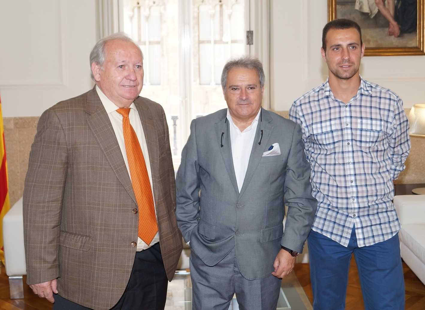  El exalcalde de Riba-roja Francisco Tarazona junto con Alfonso Rus  - 