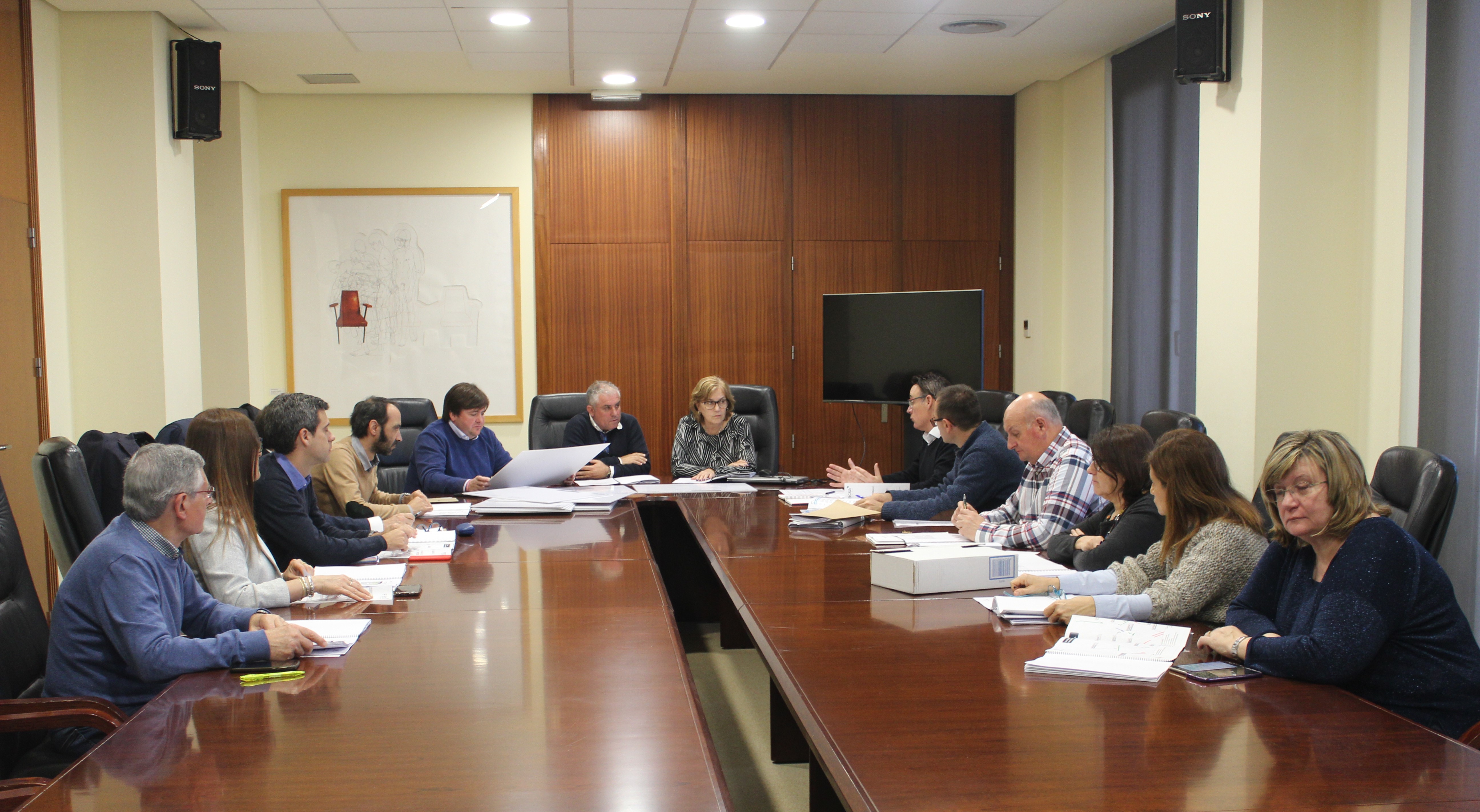 Reunión de trabajo en el Ayuntamiento de Burriana - 