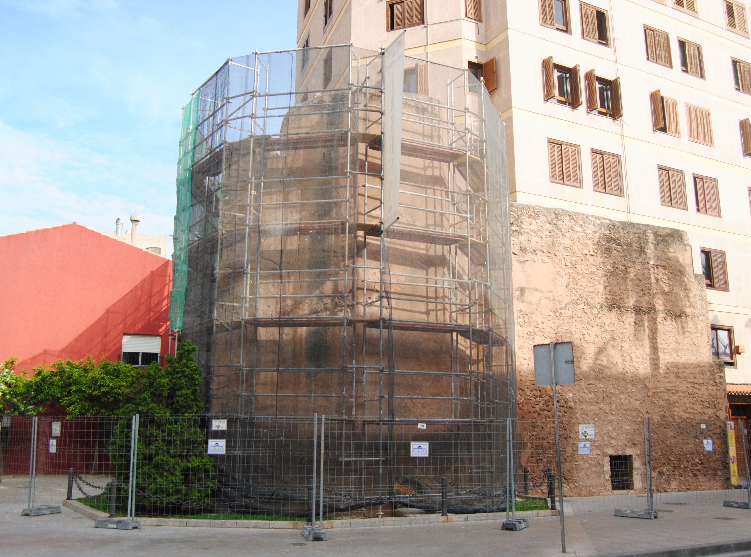Obras en la Torre Motxa de Vila-real. - 