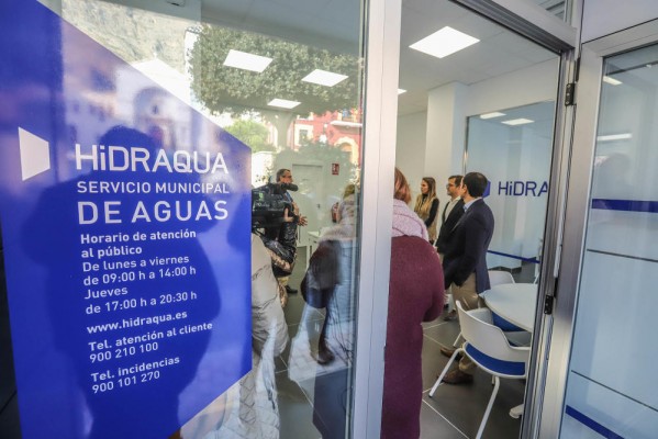 Hidraqua y sus empresas participadas cierran temporalmente las oficinas de atención al cliente
