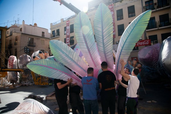Las fallas de la Junta Central estiman en 800.000 euros el transporte de los monumentos