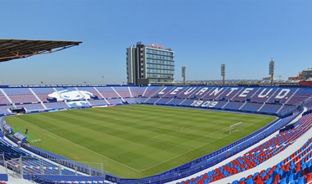 El Levante jugará el primer partido a puerta cerrada de su historia