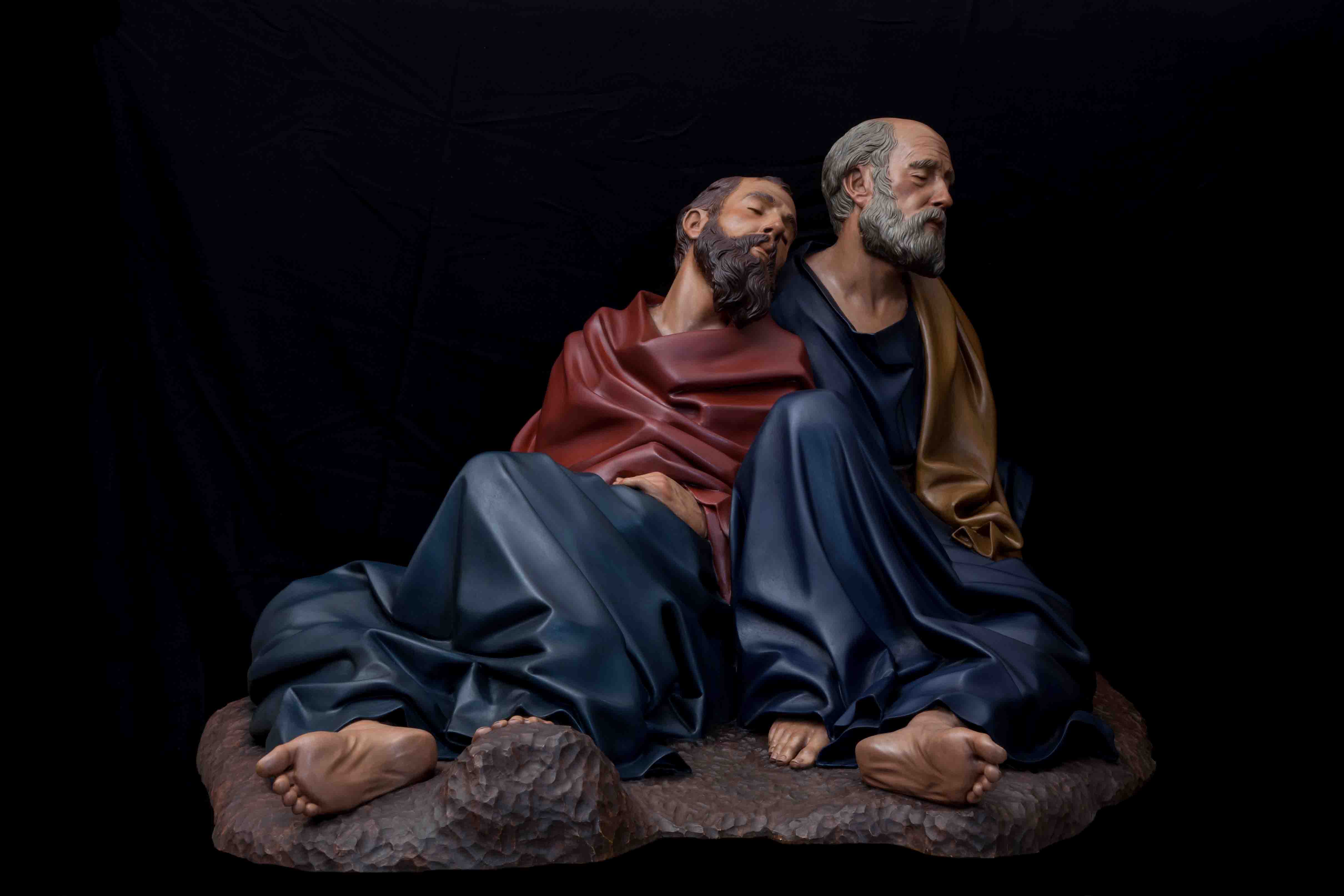 La Cofradía de la Caridad de Murcia estrenará esta Semana Santa  sus tres nuevas imágenes para la Oración del Huerto 