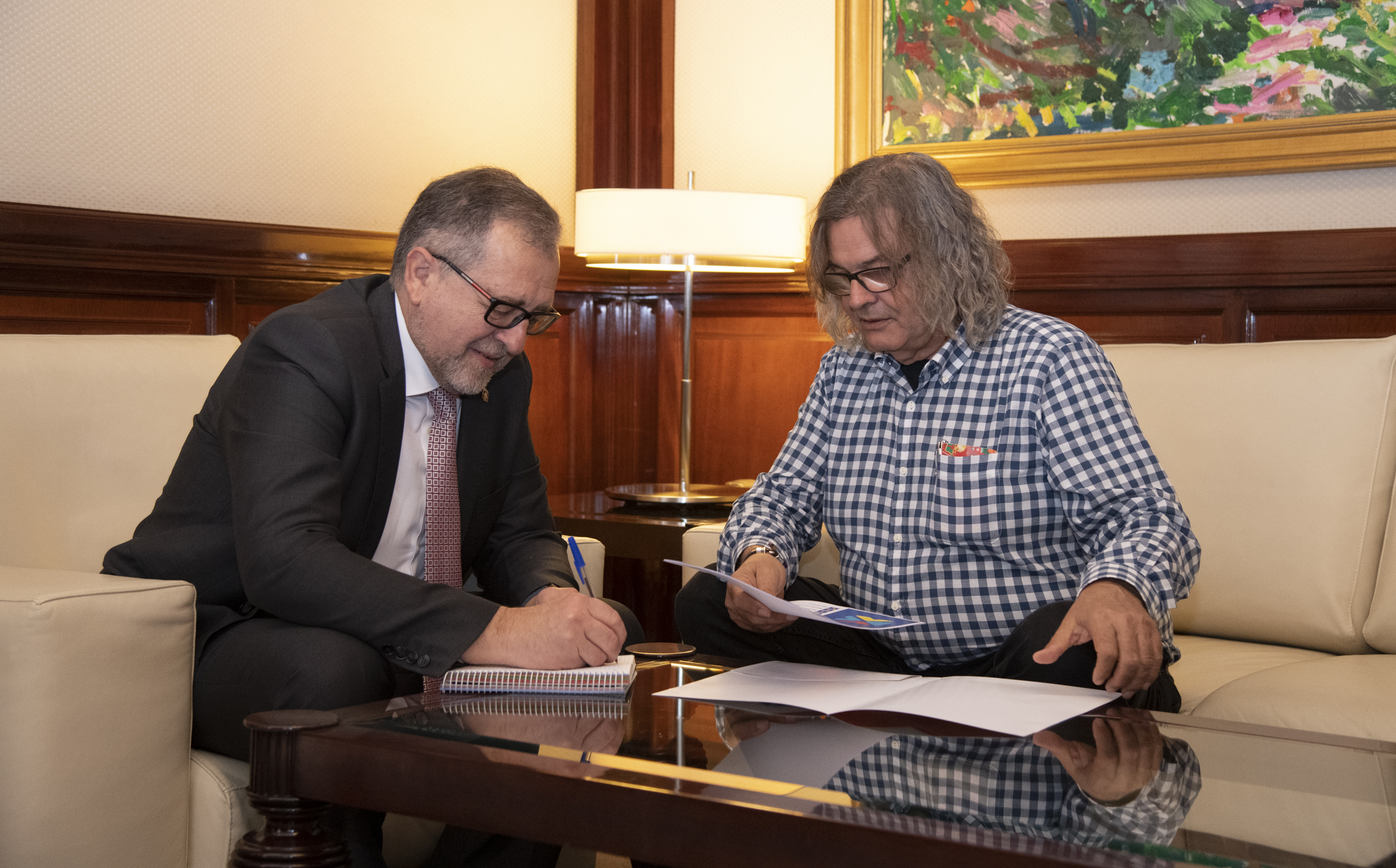 Martí pide al Colegio de Enfermería que incluya al interior en su proyecto 'Aulas de simulación' 