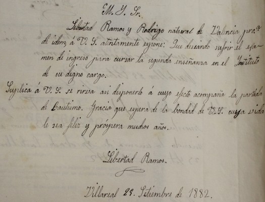 Un secreto llamado Libertad Ramos Rodrigo