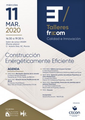Frecom abordará cómo construir de forma energéticamente eficiente en una jornada