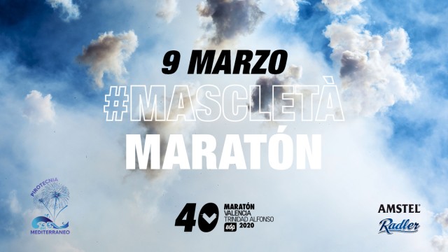 Amstel rendirá homenaje al Maratón Valencia por
su 40 aniversario en la mascletà del 9 de marzo

