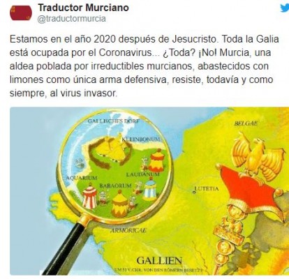 La 'inmunidad' de la Región de Murcia al coronavirus llena de memes las redes sociales