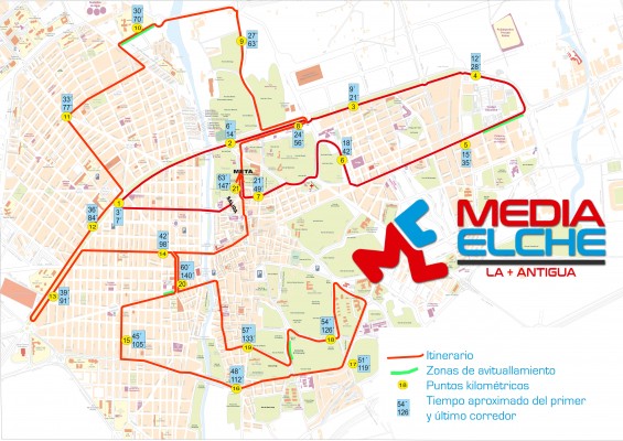 Más de 2.500 corredores de 30 de países disputarán la XLVIII Media Maratón de Elche
