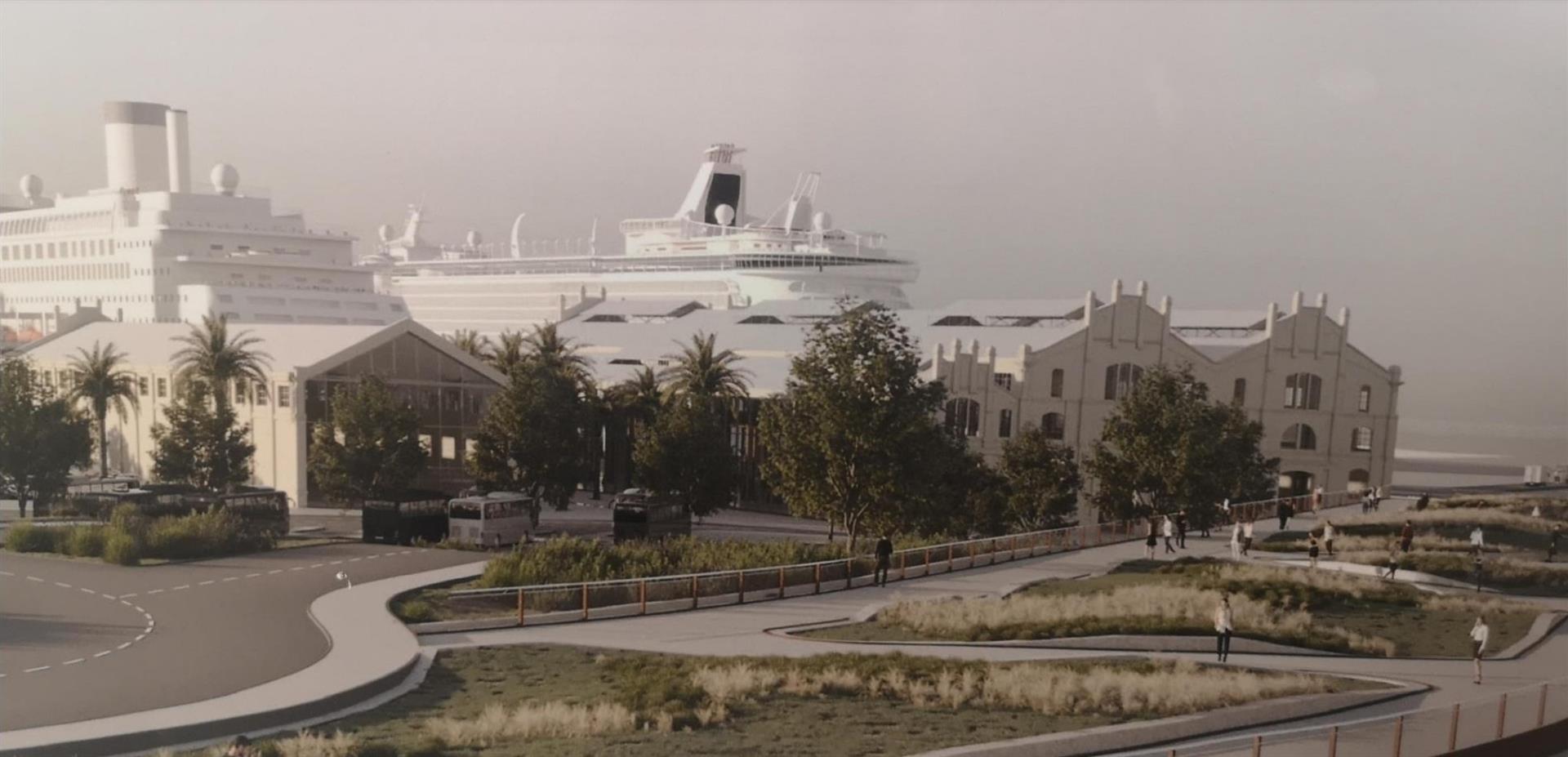 La nueva terminal de pasajeros del Puerto de Valencia tendrá cuatro atraques